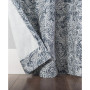 Kenji 40" x 96" Medallion Print Fleece Insulated Draft Shield Curtain Panel