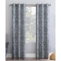 Kenji 40" x 96" Medallion Print Fleece Insulated Draft Shield Curtain Panel