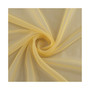 Montauk Accents Ultra Lux 2 Piece Rod Pocket Gold Sheer Voile Window Curtain Panels - 84 in. Long