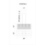 Darya 4 Light Chandelier