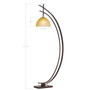 home by Pacific Coast Bronze Arc Orbit Floor Lamp
