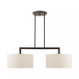 Meridian 2 Lights Linear Chandelier