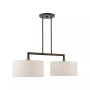 Meridian 2 Lights Linear Chandelier
