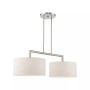 Meridian 2 Lights Linear Chandelier