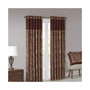 Aubrey Jacquard Curtain Panel Pair - 50x84" - Burgundy