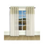 Geneva Pleated 2-Tone Grommet Curtain Panel 52"W x 72"L