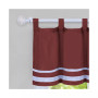 Dakota Window Curtain Tier Pair and Valance Set, 58x24