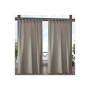 Indoor/Outdoor Solid Cabana Tab Top Curtain Panel Pair, 54" x 84"