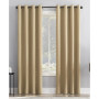 Channing Grid Texture Blackout Grommet Curtain Panel, 96" x 50"