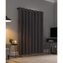 Channing Grid Texture Blackout Grommet Curtain Panel, 96" x 50"