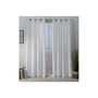 Squared Embellished Grommet Top Curtain Panel Pair, 54" x 96"