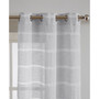 Lurex Stripe Window Panel Set, 76" x 84"