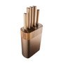 Daisho Nara Knife Block Copper Set, 6 Piece