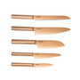 Daisho Nara Knife Block Copper Set, 6 Piece