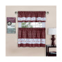 Live, Love, Laugh Window Curtain Tier Pair and Valance Set, 58x36