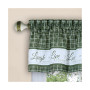 Live, Love, Laugh Window Curtain Tier Pair and Valance Set, 58x36