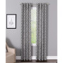 Bennett 50" x 84" Geometric Print Curtain Panel