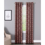 Bennett 50" x 84" Geometric Print Curtain Panel