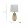 Ceramic Oblong Table Lamp