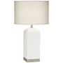 Poly and Metal Milk Box Table Lamp