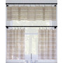 Twill Stripe Anti-Dust Cafe Curtain Pair, 52" x 36"