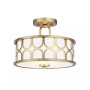 Trade Winds Courtland 2-Light Semi-Flush Ceiling Light