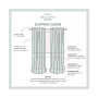 Loha Linen Grommet Top Window Curtain Panel Pair, 54" x 96"