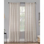 Castille 54" x 63" Farmhouse Plaid Semi-Sheer Curtain Panel
