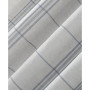 Castille 54" x 63" Farmhouse Plaid Semi-Sheer Curtain Panel