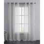 Marnie Crushed Solid Sheer Voile Grommet Window Curtain Panel Set Collection