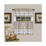 Barnyard Curtain Tier and Valance Set, 58x36