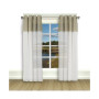 Geneva Pleated 2-Tone Grommet Curtain Panel 52"W x 84"L
