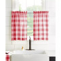 Farmhouse Living Buffalo Check 30" x 24" Window Tier Set