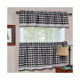 Buffalo Check Window Curtain Valance, 58x14