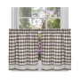 Buffalo Check Window Curtain Tier Pair, 58x36