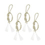 Indoor/Outdoor Rope Curtain Tiebacks - Gold - Set of 4