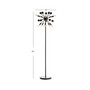 Orbit 10-Light 63" Modern Sputnik Led Floor Lamp