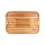 Oversized Acacia Carving Board with 3 Piece Carving Set