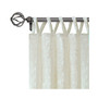 Harper Criss Cross Window Curtain Panel, 50x63