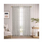 Sheer Leaf Rod Pocket With Back Tab Curtain Panel 52"W x 84"L