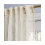Sheer Leaf Rod Pocket With Back Tab Curtain Panel 52"W x 84"L