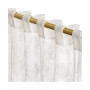 Sheer Leaf Rod Pocket With Back Tab Curtain Panel 52"W x 84"L
