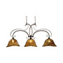 Vetraio 3-Light Kitchen Island CeilingLight