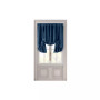 Premium Velvet Rod Pocket Tie Up Panel Curtain 50"W x 63"L