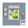 Camden 58x14 Window Curtain Valance, Black