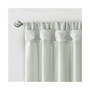 Emilia Twist Tab Lined Window Curtain Panel - 50x120" - Dusty Aqua