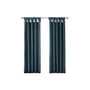 1-PC Emilia Twist Tab Lined Window Curtain Panel - 50x84" - Teal