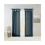 1-PC Emilia Twist Tab Lined Window Curtain Panel - 50x84" - Teal