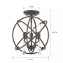 Aria 3 Light 12" Pendant