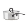 5-Ply Clad Stainless Steel 10 Piece Cookware Induction Pots and Pans Set